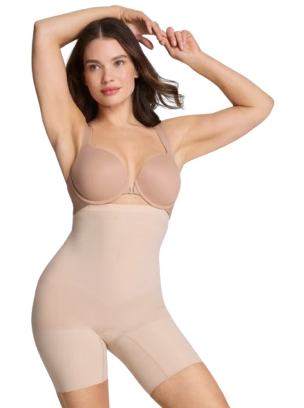 SPANX Shapewear Higher Power Shorts Small Soft Nude 2745 NWT